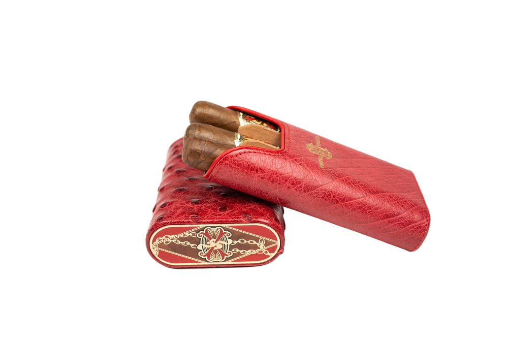 Brizard & Co. × Fuente Fuente × Maccarrone — OpusX - Les Chaînes de l’Amour Cigar Case (Limited Edition)