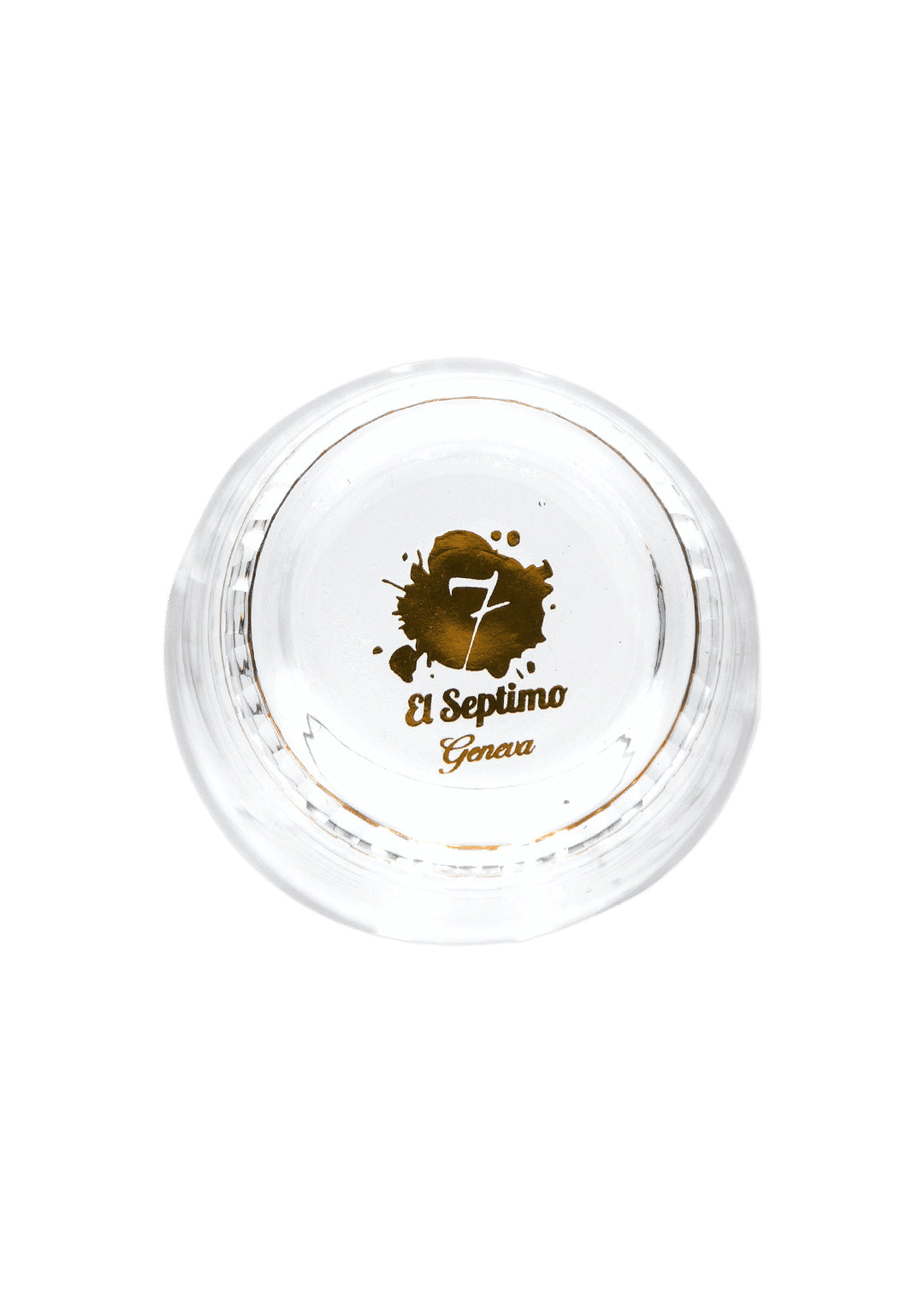 El-Septimo - Cigar Whiskey Glass: Logo Bottom