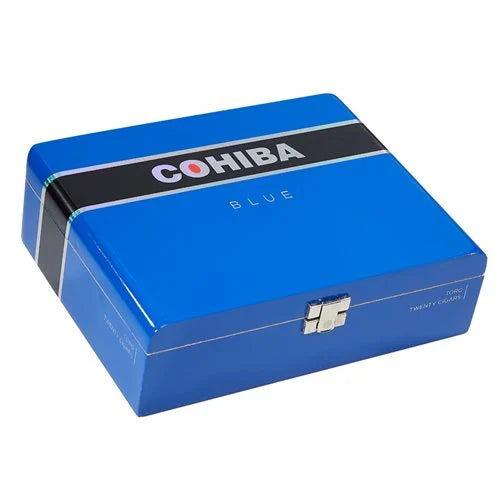 closed box of cohiba blue toro cigars