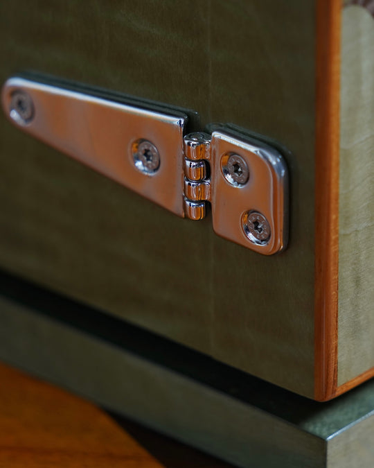 Maccarrone dea tyche humidor cabinet side corner