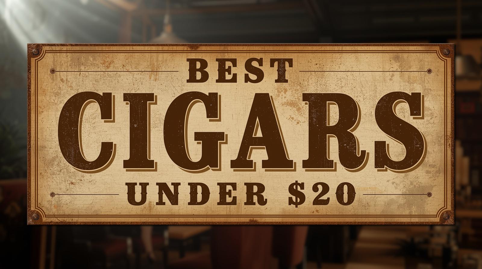 The Best Cigars Under $20