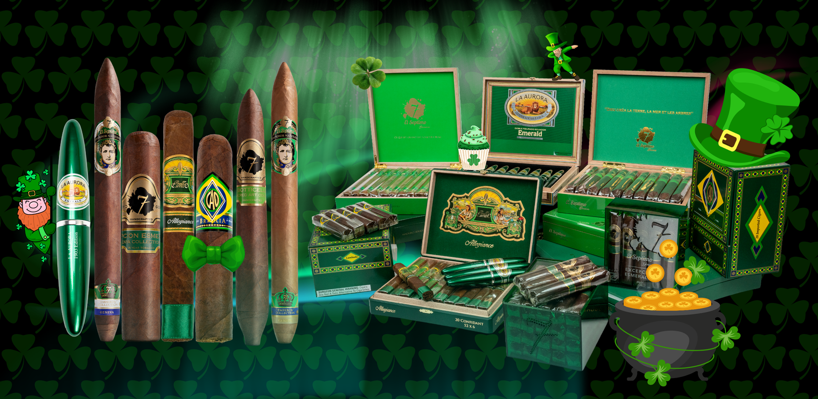 St. Patrick’s Day Cigar Samplers – Celebrate the Emerald Tradition