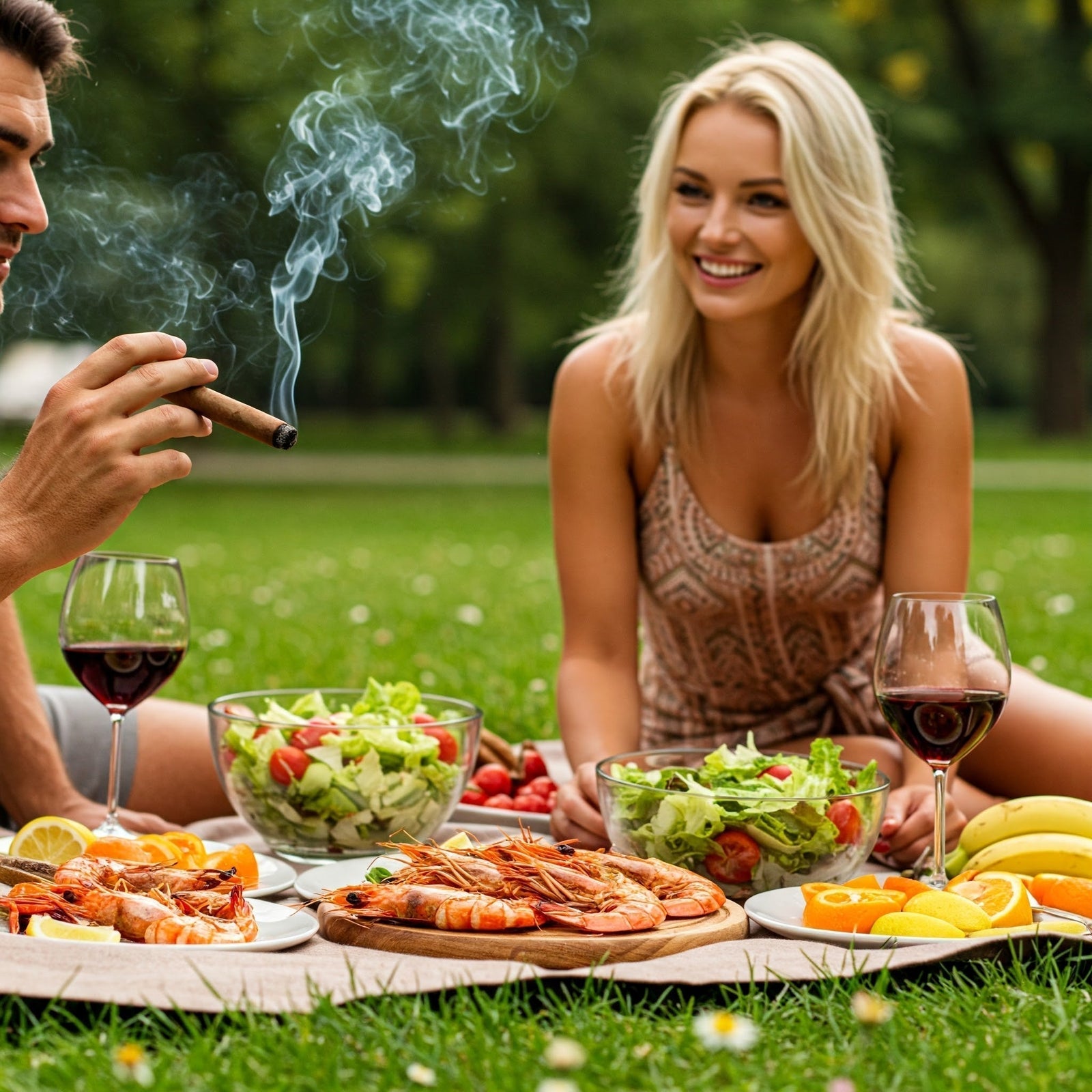 Spring Pairings: Light Fare & Mild Cigars