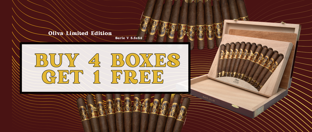 Buy 4 Boxes, Get 1 Free: Oliva Serie V 135 Anniversary Perfecto Special