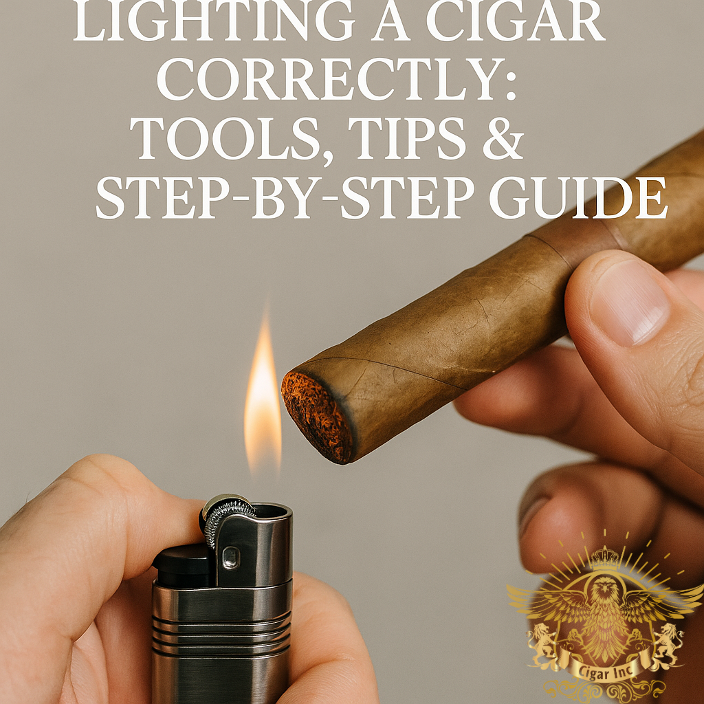 how to light a cigar blog post for beginners by cigar inc