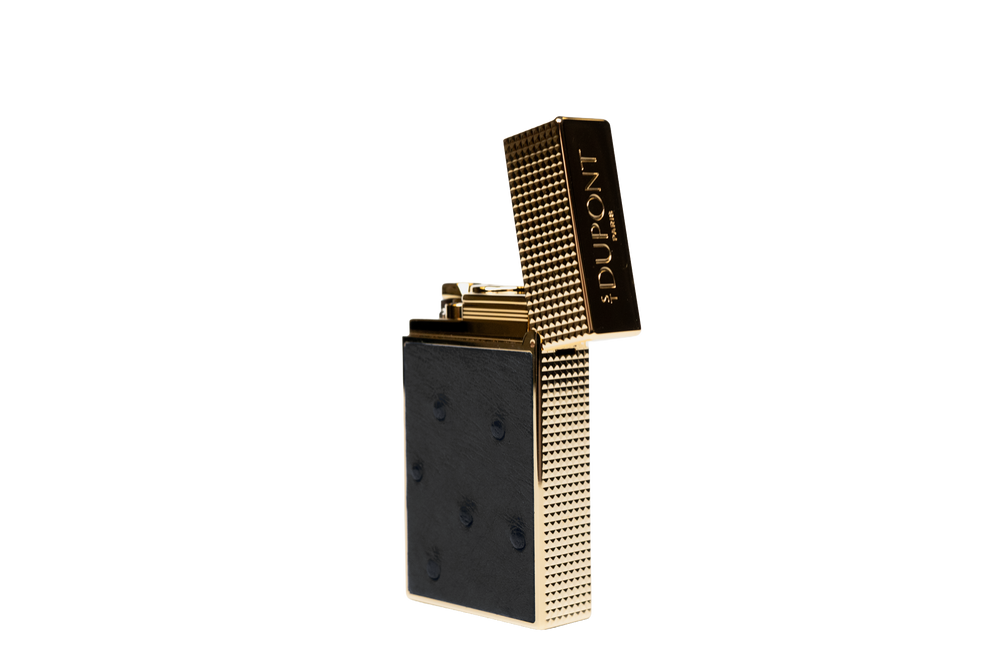 Brizard & Co. × S.T. Dupont × Fuente Fuente × Maccarrone - OpusX - Les Chaînes de l'Amour Marquetry Lighter (Limited Edition) - Black