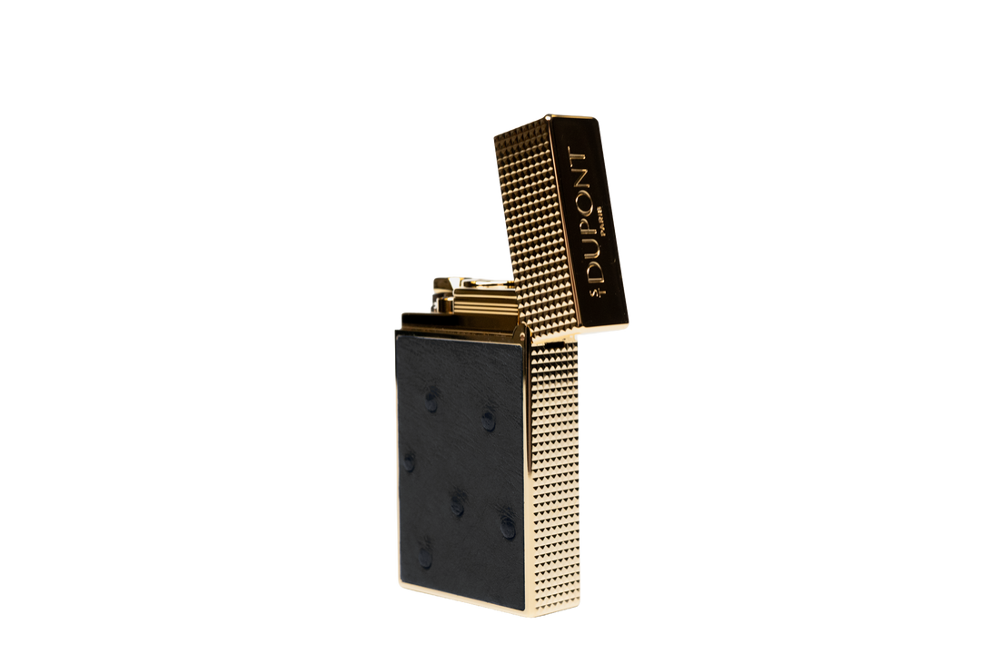 Brizard & Co. × S.T. Dupont × Fuente Fuente × Maccarrone - OpusX - Les Chaînes de l'Amour Marquetry Lighter (Limited Edition) - Black