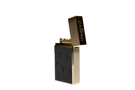 Brizard & Co. × S.T. Dupont × Fuente Fuente × Maccarrone - OpusX - Les Chaînes de l'Amour Marquetry Lighter (Limited Edition) - Black