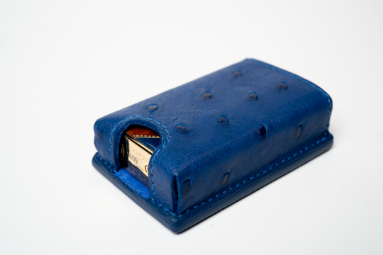 Brizard & Co. × S.T. Dupont × Fuente Fuente × Maccarrone - OpusX - Les Chaînes de l'Amour Marquetry Lighter (Limited Edition) - Blue