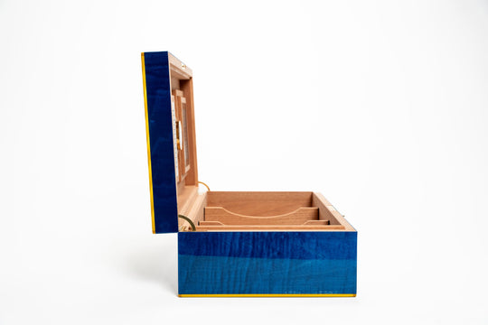 Maccarrone Starry Night 110 Count Limited Edition Humidor, luxury cigar accessory, Cigar Inc Los Angeles