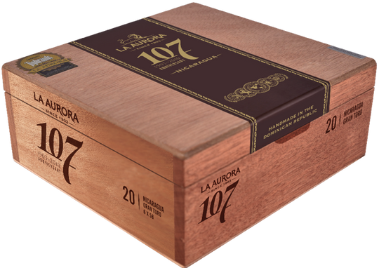 Box of 20 La Aurora 107 Nicaragua Toro fine cigars