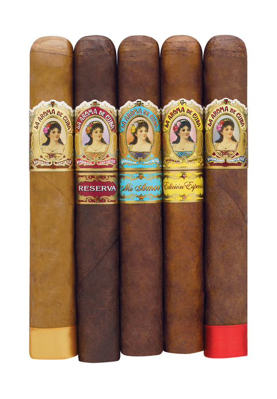 La Aroma de Cuba '92-95 Rated' Fresh Pack cigar line-up - Cigar Inc
