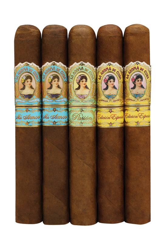 La Aroma de Cuba '94-95 Rated' Fresh Pack cigar line-up - Cigar Inc
