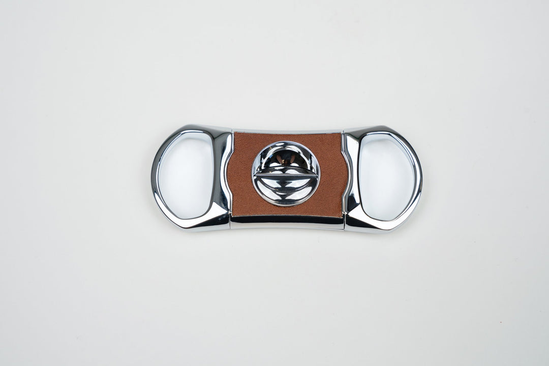 V Cutter Whisky Calf Leather & Black (Leather), Brizard and Co luxury cigar accessory at Cigar Inc. Los Angeles