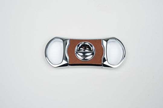 V Cutter Whisky Calf Leather & Black (Leather), Brizard and Co luxury cigar accessory at Cigar Inc. Los Angeles