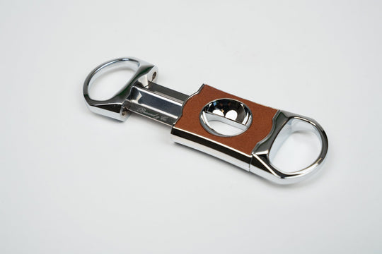 V Cutter Whisky Calf Leather & Black (Leather), Brizard and Co luxury cigar accessory at Cigar Inc. Los Angeles