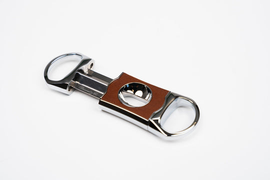 V Cutter Whisky Calf Leather & White w/Pouch (Leather), Brizard and Co luxury cigar accessory at Cigar Inc. Los Angeles