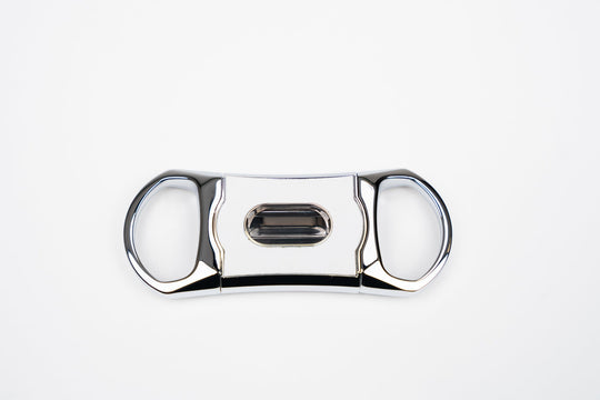 V Cutter Whisky Calf Leather & White w/Pouch (Leather), Brizard and Co luxury cigar accessory at Cigar Inc. Los Angeles
