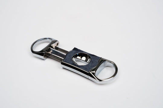 V Cutter Genuine Ostrich Bruciato Denim w/Pouch (Ostrich), Brizard and Co luxury cigar accessory at Cigar Inc. Los Angeles