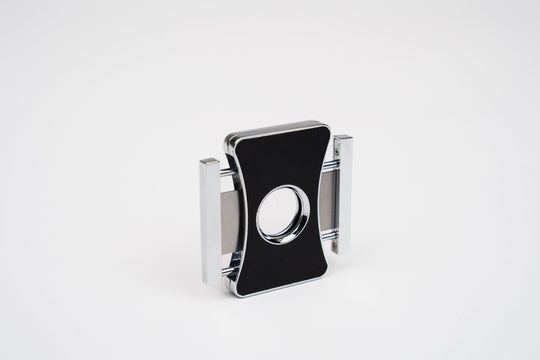 "Elite Series 2" Cigar Cutter Racing Black & Yellow w/Pouch (Leather), Brizard and Co luxury cigar accessory at Cigar Inc. Los Angeles