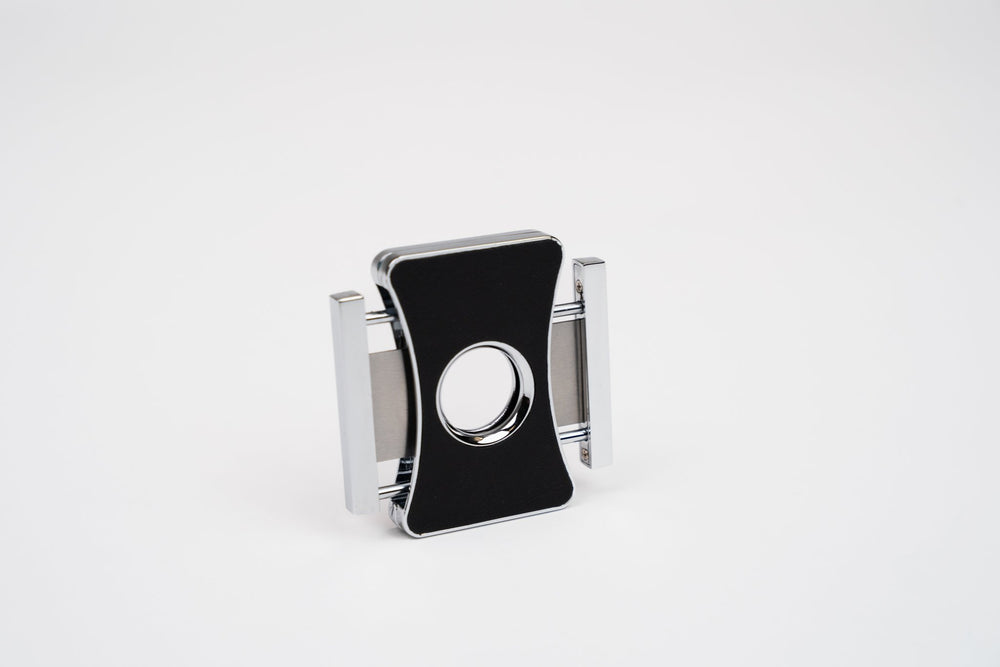 Elite Cutter II Racing Black & Red with Pouch (Leather), Brizard and Co luxury cigar accessory at Cigar Inc. Los Angeles