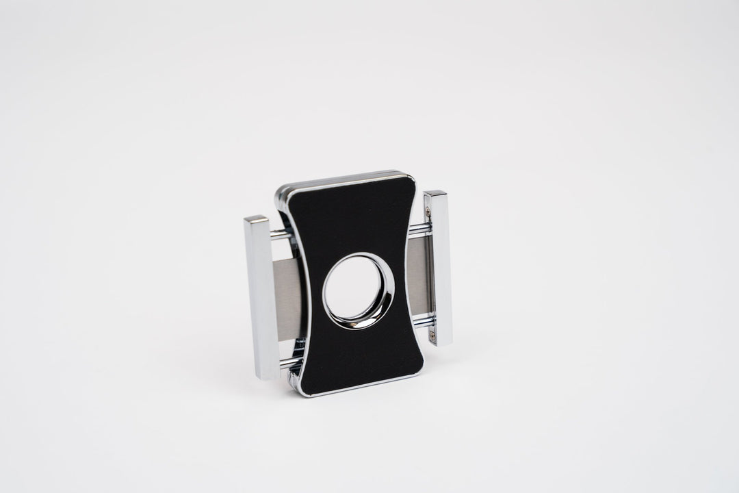 Elite Cutter II Racing Black & Red with Pouch (Leather), Brizard and Co luxury cigar accessory at Cigar Inc. Los Angeles