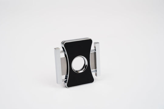 Elite Cutter II Racing Black & Red with Pouch (Leather), Brizard and Co luxury cigar accessory at Cigar Inc. Los Angeles