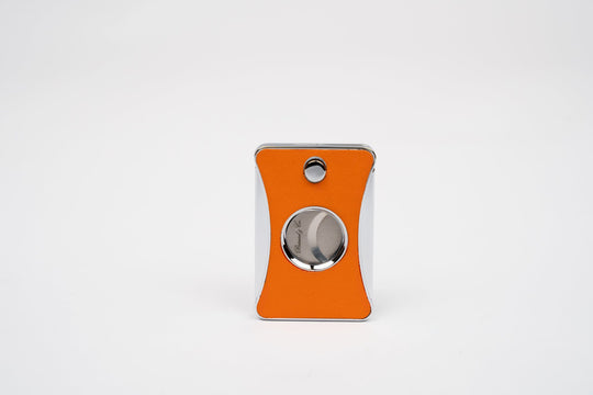 Elite II Cutter Racing Black & Orange w/Pouch (Leather), Brizard and Co luxury cigar accessory at Cigar Inc. Los Angeles