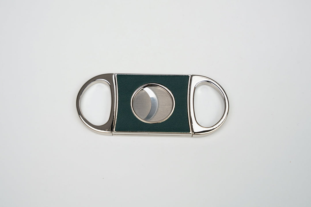 Double Guillotine II Augusta Green (Leather), Brizard and Co luxury cigar accessory at Cigar Inc. Los Angeles