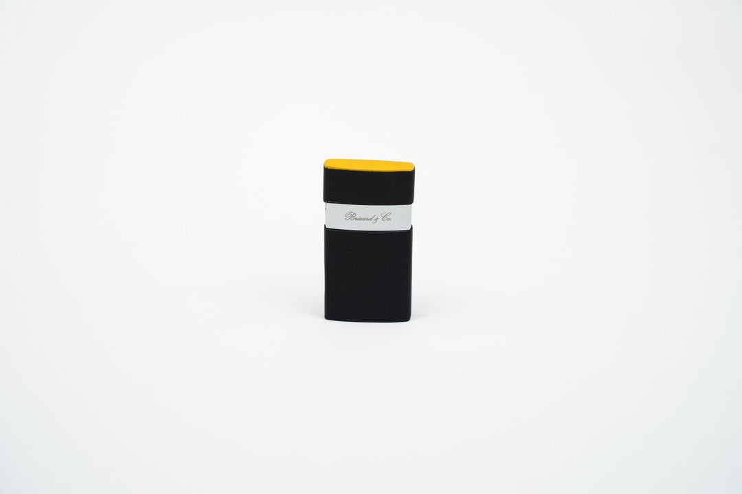 Venezia Lighter - Racing Black & Yellow, Brizard and Co luxury cigar accessory at Cigar Inc. Los Angeles