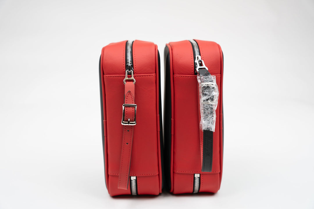 Havana Traveler (Flask) - Racing Black & Red, Brizard and Co luxury cigar accessory at Cigar Inc. Los Angeles