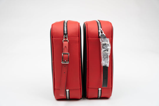 Havana Traveler (Flask) - Racing Black & Red, Brizard and Co luxury cigar accessory at Cigar Inc. Los Angeles