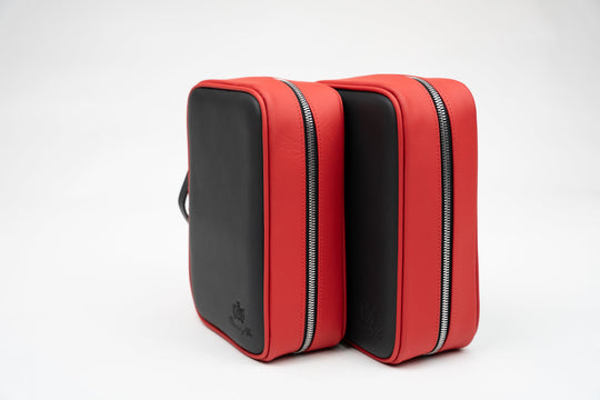 Havana Traveler (Flask) - Racing Black & Red, Brizard and Co luxury cigar accessory at Cigar Inc. Los Angeles