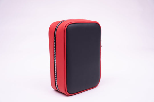 Havana Traveler (Flask) - Racing Black & Red, Brizard and Co luxury cigar accessory at Cigar Inc. Los Angeles