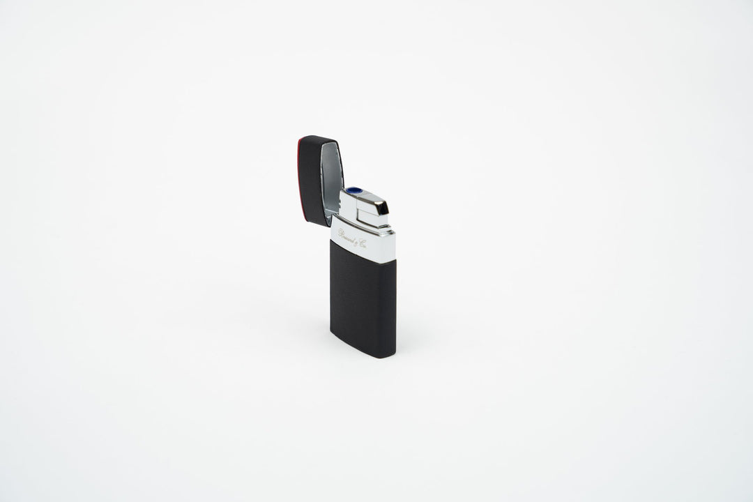 Venezia Lighter - Racing Black & Red, Brizard and Co luxury cigar accessory at Cigar Inc. Los Angeles