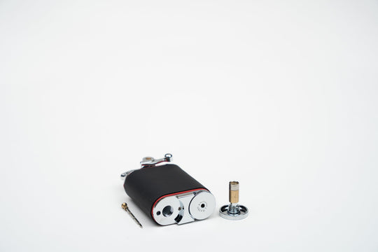 Gatsby Table Lighter - Racing Black & Red, Brizard and Co luxury cigar accessory at Cigar Inc. Los Angeles