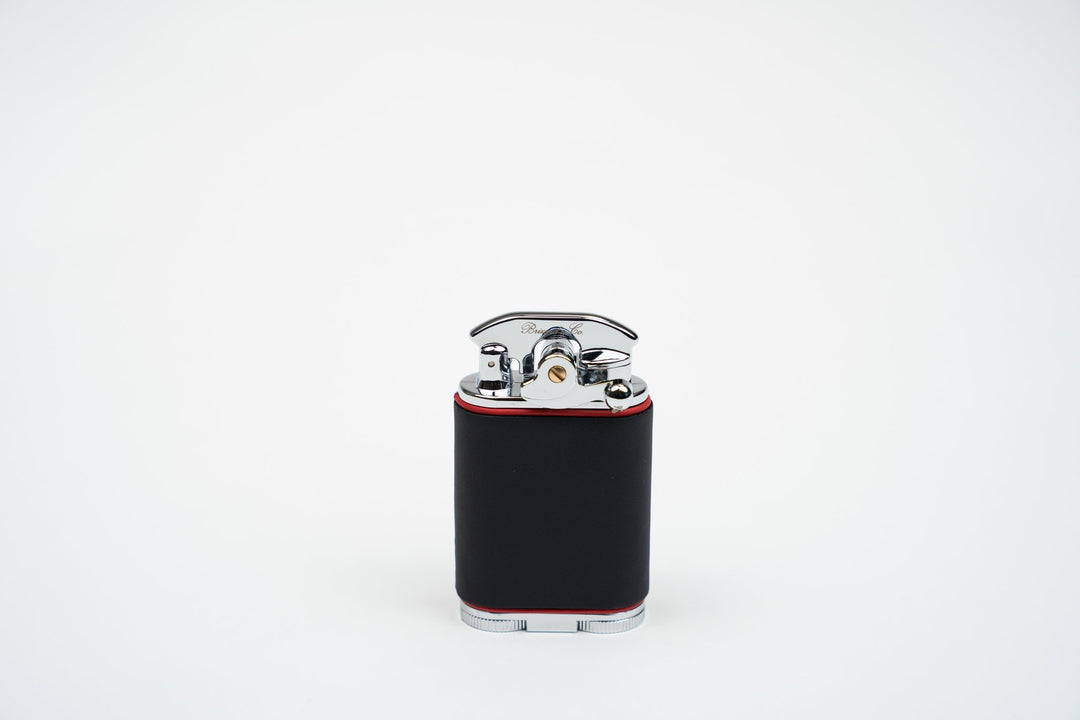 Gatsby Table Lighter - Racing Black & Red, Brizard and Co luxury cigar accessory at Cigar Inc. Los Angeles