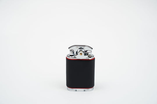 Gatsby Table Lighter - Racing Black & Red, Brizard and Co luxury cigar accessory at Cigar Inc. Los Angeles