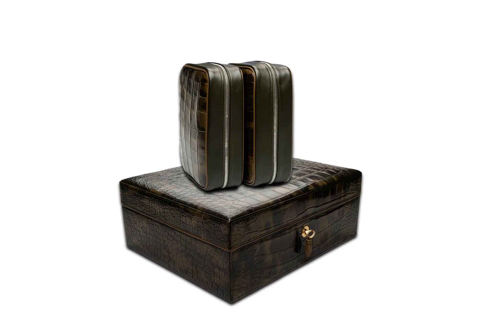 Brizard and Co Genuine Alligator Skin Collection, at Cigar Inc in Los Angeles
