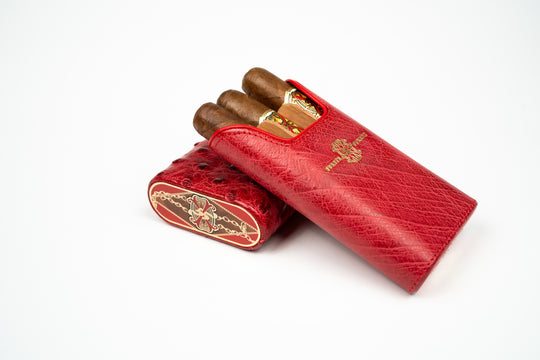 Brizard & Co. × Fuente Fuente × Maccarrone - OpusX - Les Chaînes de l'Amour Travel Case (Limited Edition) - Red