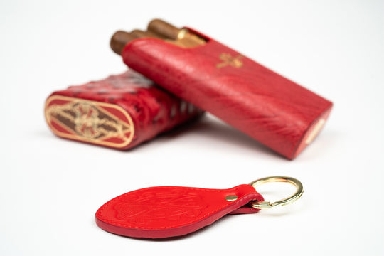 Brizard & Co. × Fuente Fuente × Maccarrone - OpusX - Les Chaînes de l'Amour Travel Case (Limited Edition) - Red