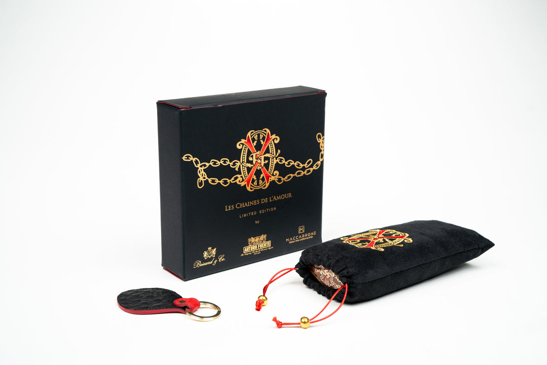 Brizard & Co. × Fuente Fuente × Maccarrone - OpusX - Les Chaînes de l'Amour Travel Case (Limited Edition) - Black