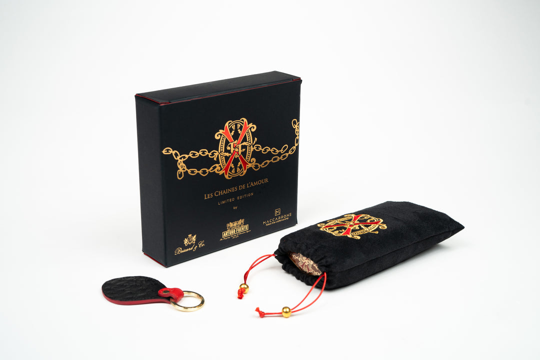 Brizard &amp; Co. × Fuente Fuente × Maccarrone — OpusX - Les Chaînes de l’Amour Cigar Case (Limited Edition)