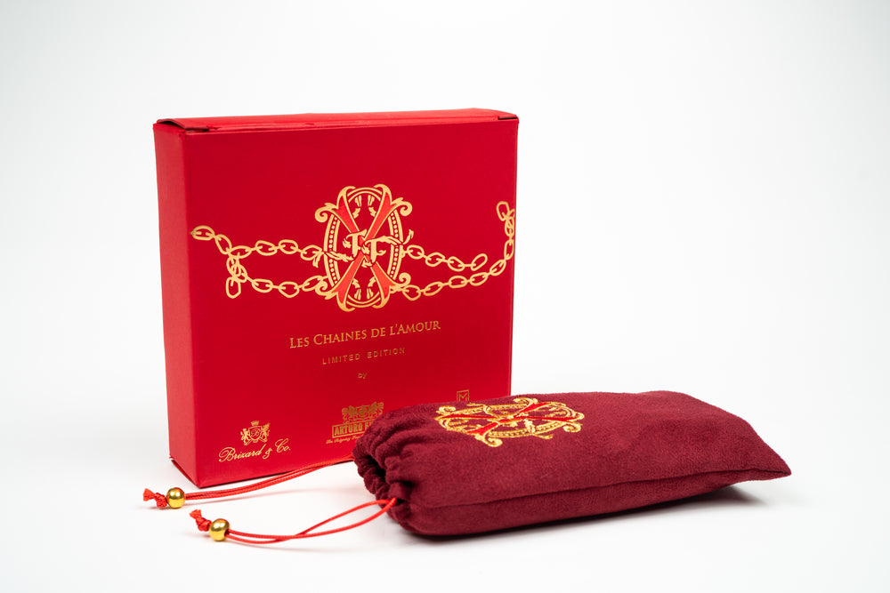 Brizard & Co. × Fuente Fuente × Maccarrone - OpusX - Les Chaînes de l'Amour Travel Case (Limited Edition) - Red