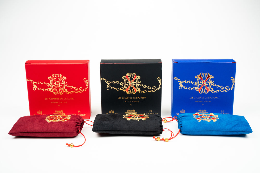 Brizard &amp; Co. × Fuente Fuente × Maccarrone — OpusX - Les Chaînes de l’Amour Cigar Case (Limited Edition)