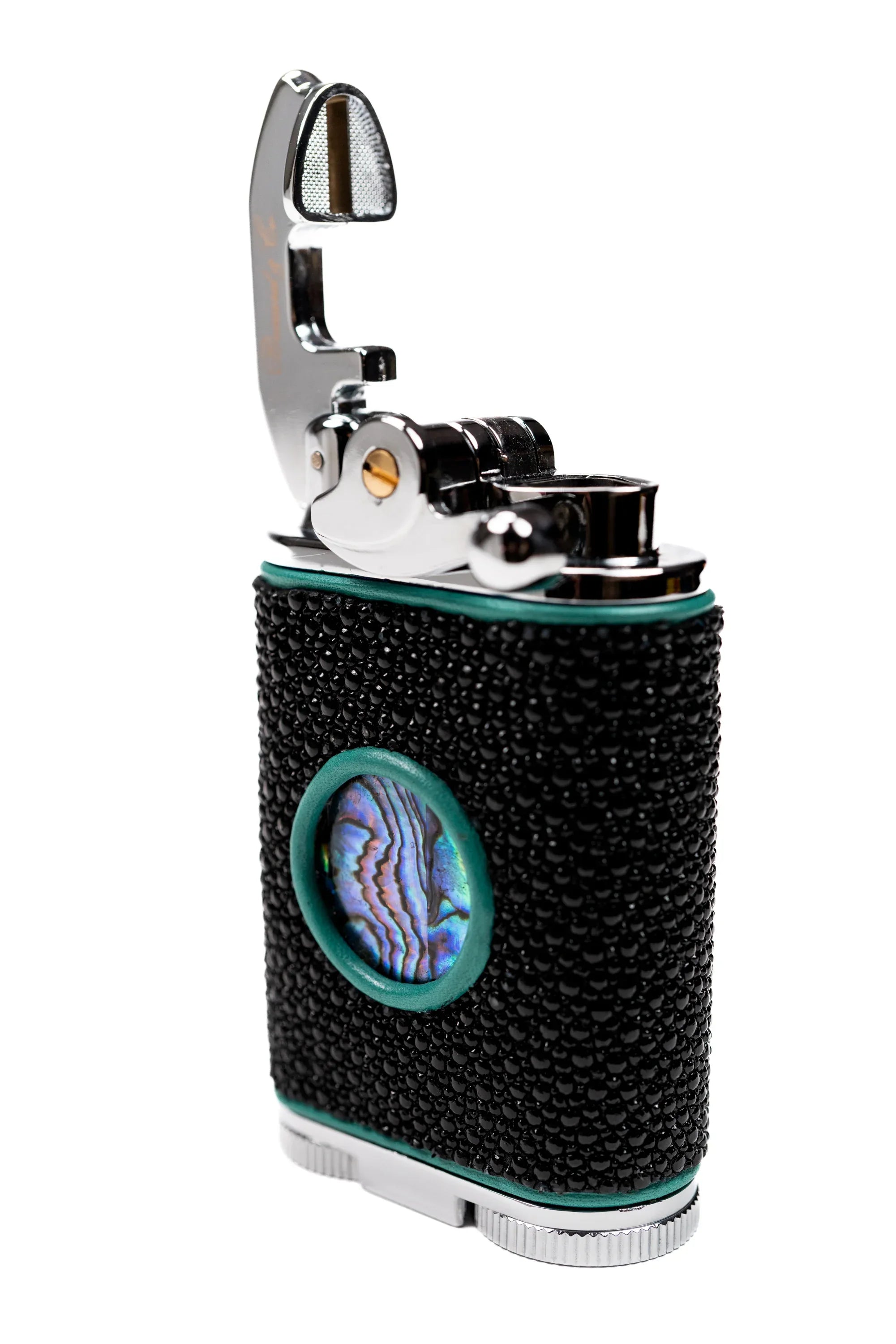 Brizard and Co - Cigar Set - Abalone and Stingray Leather