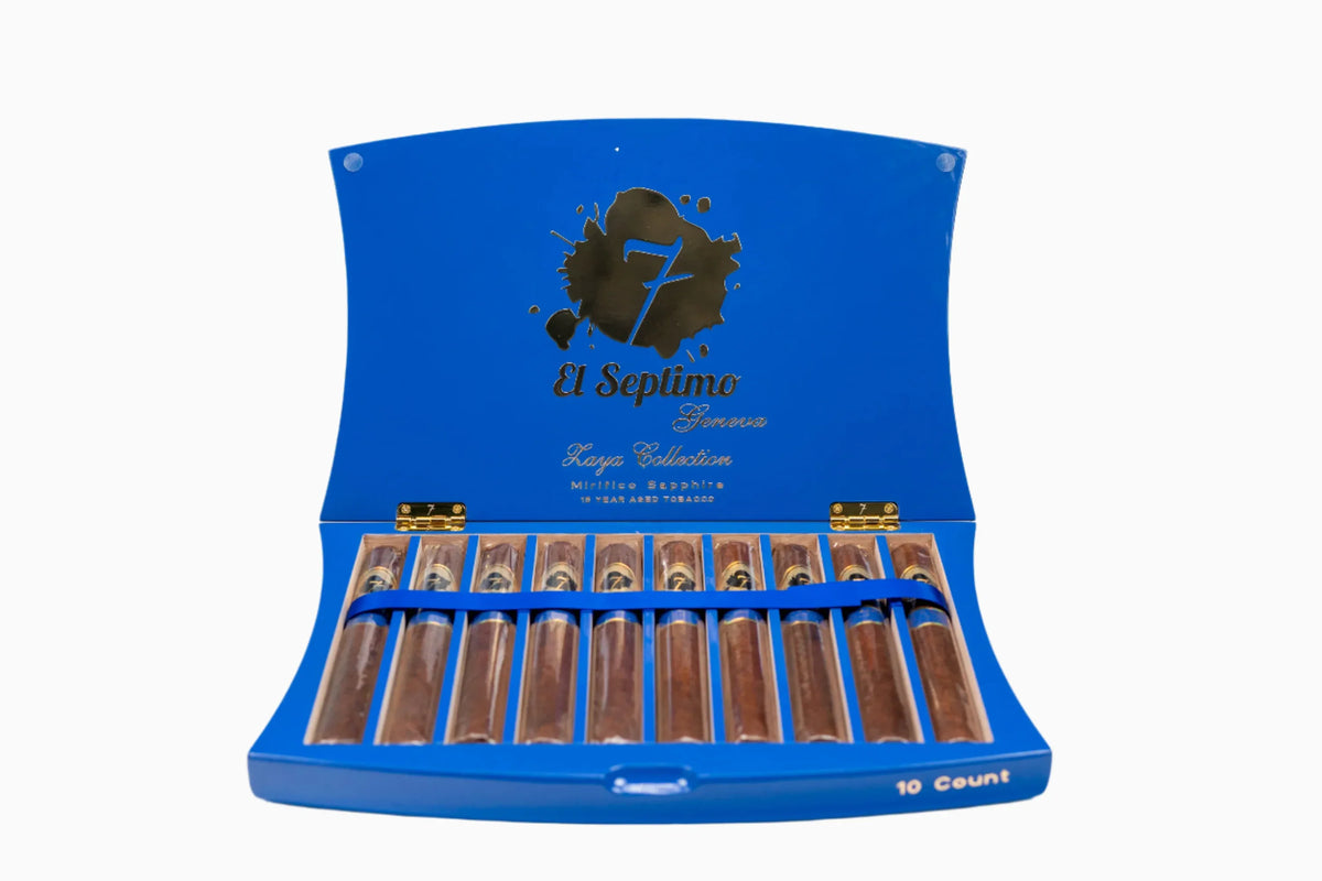El Septimo Mirifico Sapphire Double Toro/Gordo cigar, 6 3/4 x 58, at Cigar Inc, Woodland Hills