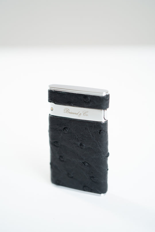 Brizard and Co. - The "Sottile" Lighter - Ostrich Black