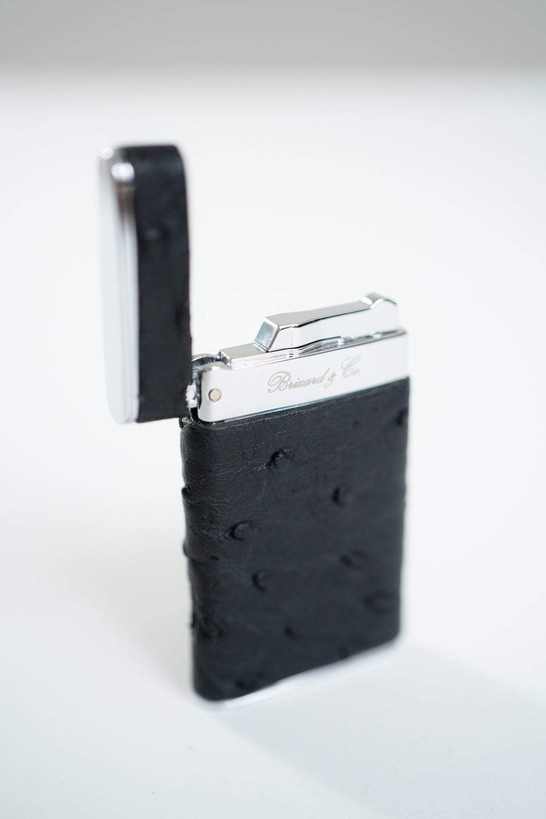 Brizard and Co. - The "Sottile" Lighter - Ostrich Black