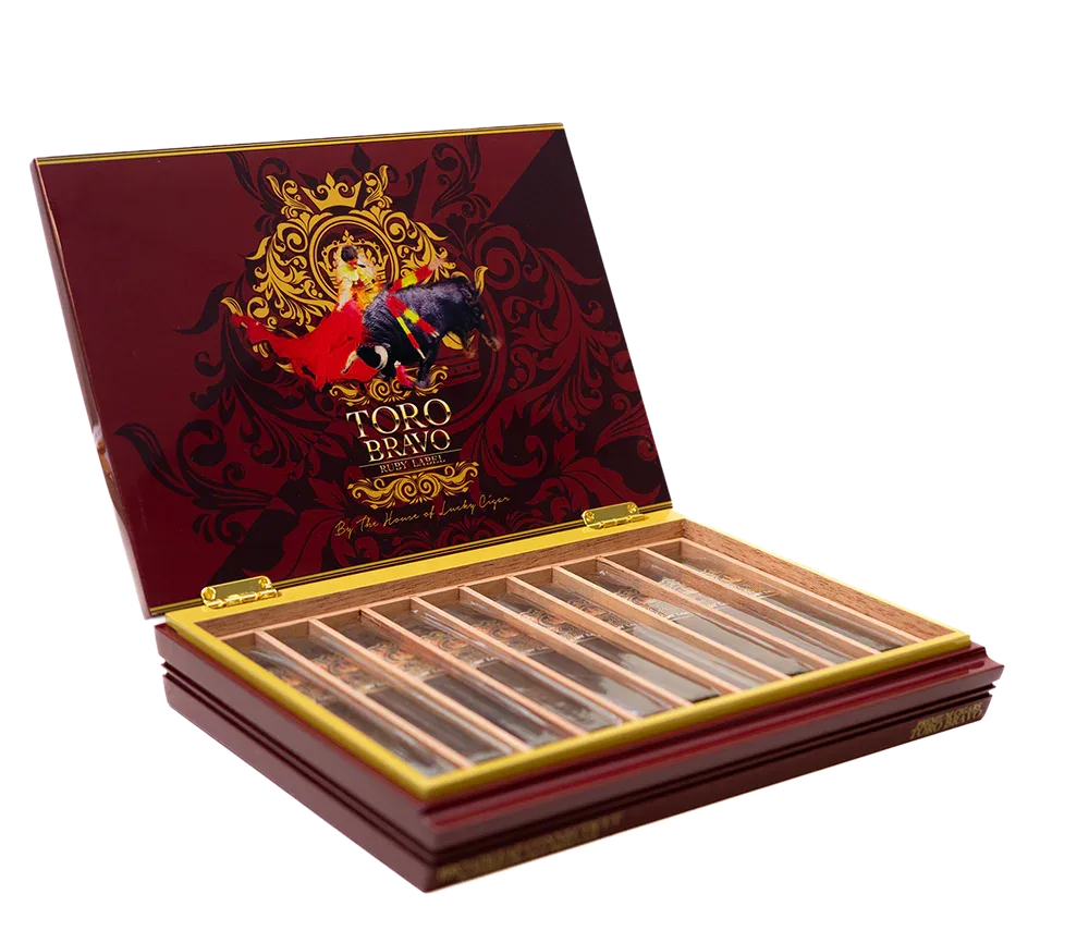 Lucky Cigar - TORO BRAVO BROADLEAF 6 1/2"X54 Box of 10 - Cigar Inc